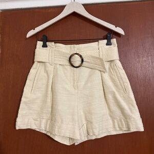 Sezane Rome Shorts Ecru - Size 36
